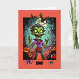 Wunderbares Halloween, 5" x 7" geklappte Grußkarte Karte