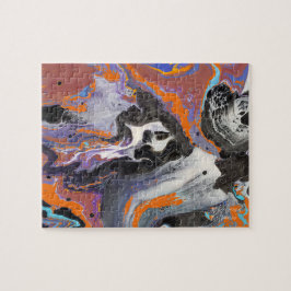 Wunderbares Halloween Design Traditionelle Farben Puzzle