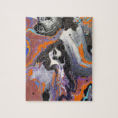 Wunderbares Halloween Design Traditionelle Farben Puzzle (Vertikal)