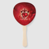 Wunderbares Herz Fächer (Vorderseite)