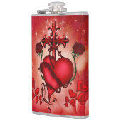 Wunderbares Herz Flachmann (Links)