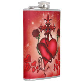 Wunderbares Herz Flachmann (Rechts)