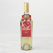 Wunderbares Herz Flaschenanhänger (Auf Flasche)