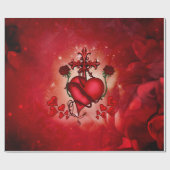 Wunderbares Herz Geschenkpapier (Flach)