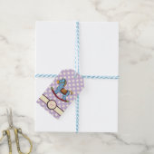 Wunderbares Herz-Rocking-Pferd-Geschenk Tag Geschenkanhänger (Mit Garn)