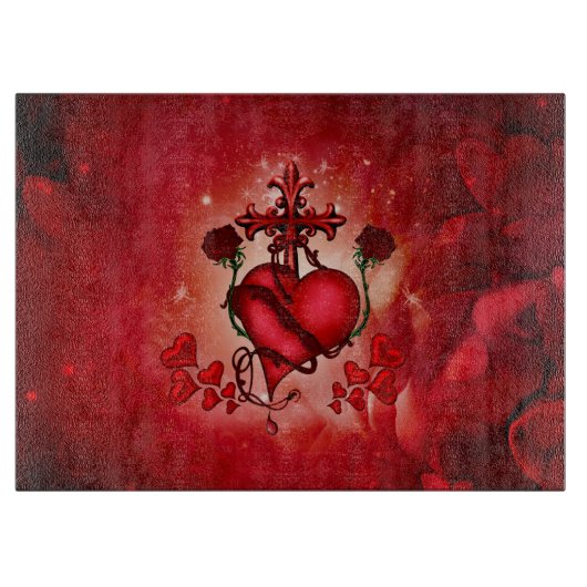 Wunderbares Herz Schneidebrett (Vorderseite)