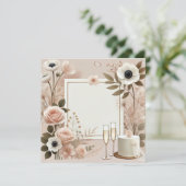 Wunderbares Hochzeitsdesign Einladung (Stehend Vorderseite)