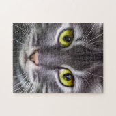 Wunderbares Katzenportrait Puzzle (Horizontal)