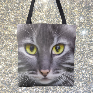 Wunderbares Katzenportrait Tasche