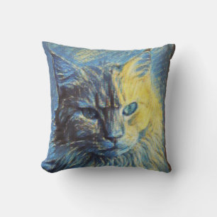 Wunderbares Katzenwerk Kissen