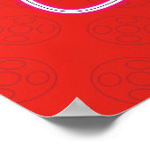 Wunderbares Ladybug-Abzeichen Poster (Ecke)