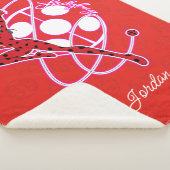 Wunderbares Ladybug-Abzeichen Sherpadecke (3/4)