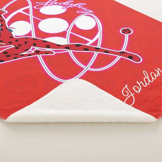 Wunderbares Ladybug-Abzeichen Sherpadecke (3/4)