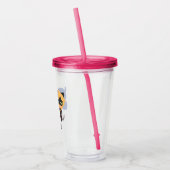 Wunderbares Ladybug & Cat Noir Chibi Gastgeschenk Acryltrinkbecher (Links)