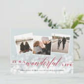 Wunderbares Leben | Weihnachten für mehrere Fotos (Stehend Vorderseite)