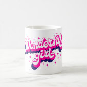 Wunderbares Mädchen Kaffeetasse (Mittel)
