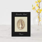 Wunderbares Medaillengebet Karte (Gelbe Blume)