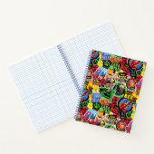 Wunderbares Muster für Superhelden Notizblock (Innenseite)