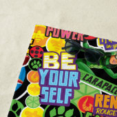 Wunderbares Muster für Superhelden Strandtuch (Beispiel)