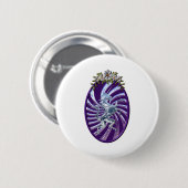 Wunderbares Mythisches Einhorn Button (Vorne & Hinten)