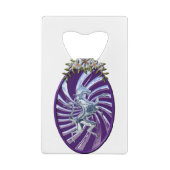 Wunderbares Mythisches Einhorn Geldbeutel Flaschenöffner (Rückseite)