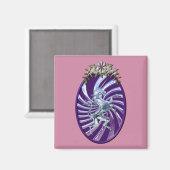 Wunderbares Mythisches Einhorn Magnet (Vorderseite/Rückseite)