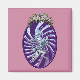 Wunderbares Mythisches Einhorn Magnet