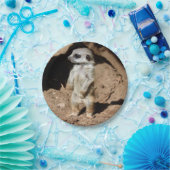 Wunderbares niedliches süßes Afrikaner Meerkat Pappteller (Party)