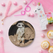 Wunderbares niedliches süßes Afrikaner Meerkat Pappteller (Party)