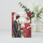 Wunderbares Paar Feiertagskarte (Stehend Vorderseite)