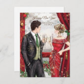 Wunderbares Paar Feiertagskarte (Vorne/Hinten)