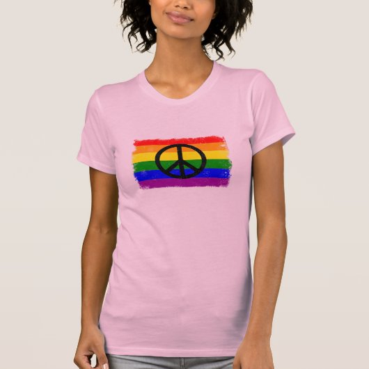 Wunderbares Regenbogenflagge - Shirt (Vorderseite)