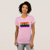 Wunderbares Regenbogenflagge - Shirt (Vorne ganz)