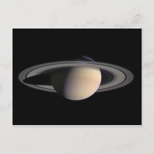 Wunderbares Saturn-Bild von der NASA Postkarte (Vorderseite)