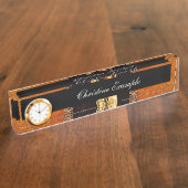 Wunderbares Saxophon Namensplakette (Seite)