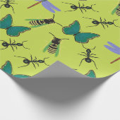 Wunderbares Schmetterlingsmuster Geschenkpapier (Ecke)