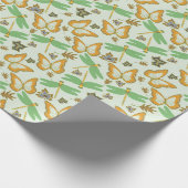 Wunderbares Schmetterlingsmuster Geschenkpapier (Ecke)