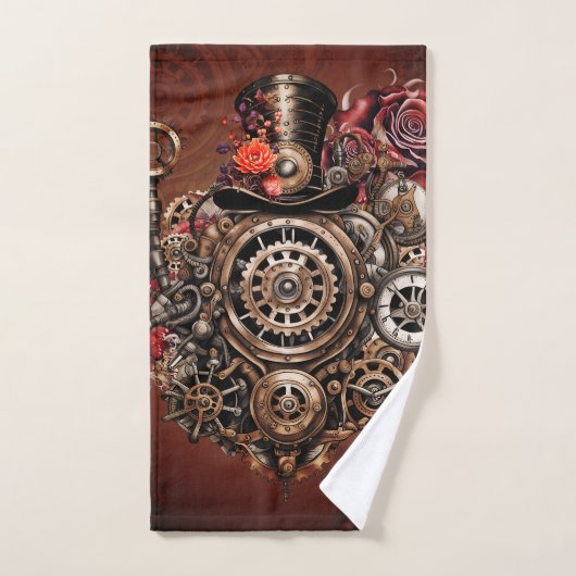 Wunderbares Steampunk-Design Badhandtuch Set (Handtuch)
