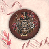 Wunderbares Steampunk-Design Pappteller