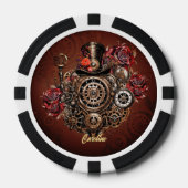 Wunderbares Steampunk-Design Pokerchips (Vorderseite)