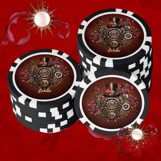 Wunderbares Steampunk-Design Pokerchips