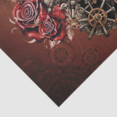 Wunderbares Steampunk-Design Seidenpapier (Detail)