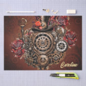 Wunderbares Steampunk-Design Seidenpapier (Handwerk)