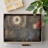 Wunderbares Steampunk-Design Seidenpapier (Geschenk)