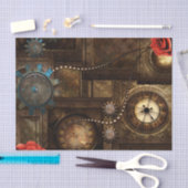 Wunderbares Steampunk-Design Seidenpapier (Handwerk)