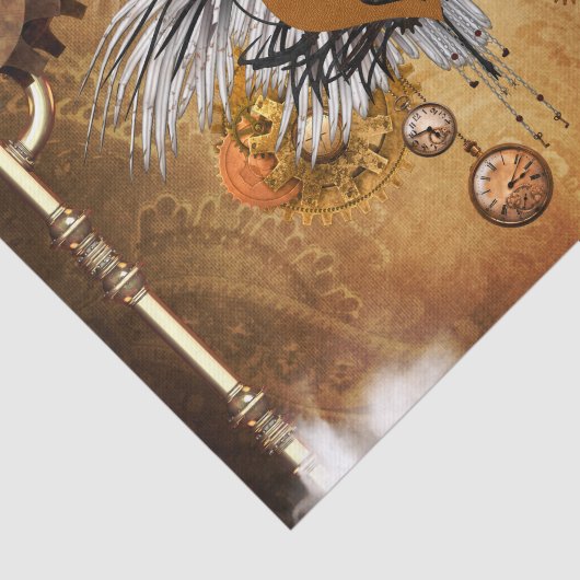 Wunderbares steampunk Herz Seidenpapier (Ausschnitt)