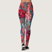 Wunderbares Sternenfeld über Print-Leggings Leggings (Rückseite)