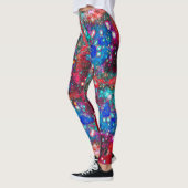 Wunderbares Sternenfeld über Print-Leggings Leggings (Links)