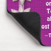 Wunderbares Tageszitat Mousepad (Ecke)