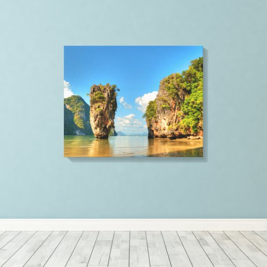 Wunderbares Thailand Leinwanddruck (Insitu (Holzboden))